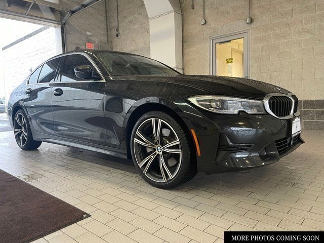 Black Sapphire Metallic 2020 BMW 3 Series Sedan All-Wheel Drive 8-Speed Automatic