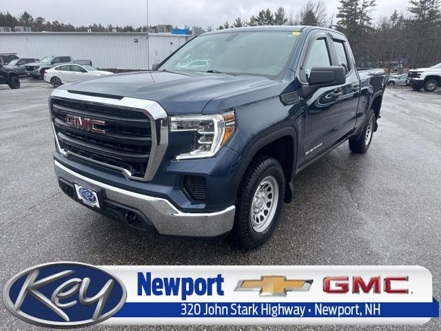 Pacific Blue Metallic 2021 GMC Sierra 1500 Double Cab 4WD Pickup Truck Four-Wheel Drive 6-Speed Automatic