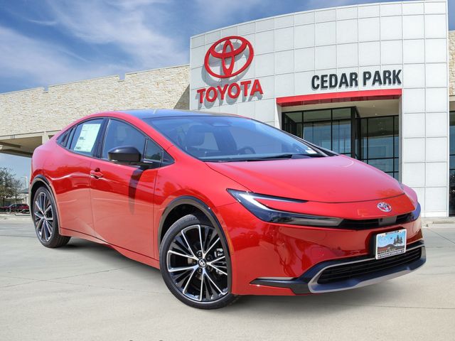 Red 2027 Toyota Prius Hatchback Front-Wheel Drive 