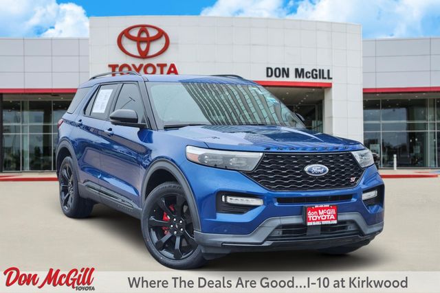 2023 Ford Explorer ST Blue at DeMontrond Auto Country