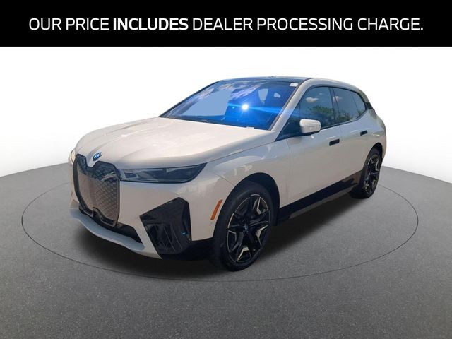 Mineral White Metallic 2025 BMW iX SUV / Crossover All-Wheel Drive Automatic