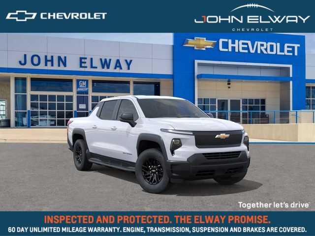 Summit White 2026 Chevrolet Silverado EV Work Truck Crew Cab (Extended Range) e4WD Pickup Truck All-Wheel Drive 1-Speed Automatic