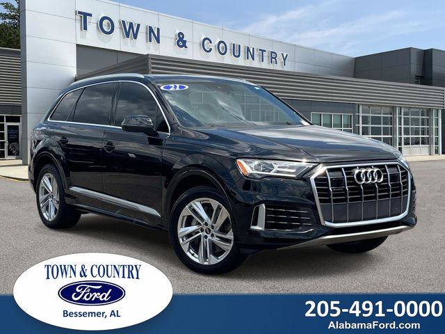 Night Black 2021 Audi Q7 SUV / Crossover All-Wheel Drive 8-Speed Automatic