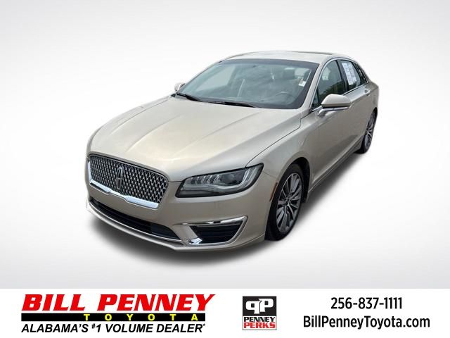 White Gold Metallic 2017 Lincoln MKZ Premiere FWD Sedan Front-Wheel Drive 6-Speed Automatic
