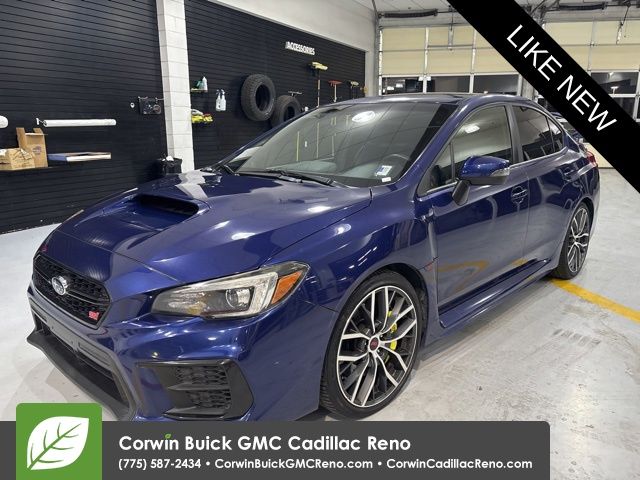 Lapis Blue Pearl 2020 Subaru WRX STI AWD Sedan All-Wheel Drive 6-Speed Manual