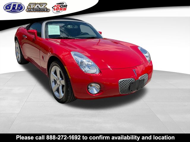 Aggressive (Victory Red) 2008 Pontiac Solstice Base Convertible Rear-Wheel Drive 5-Speed Manual
