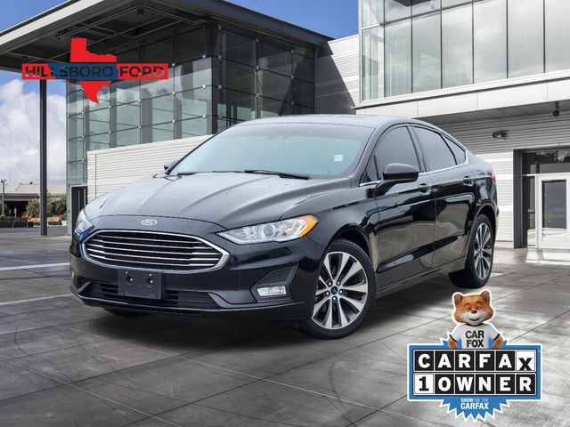 2020 Agate Black Metallic Ford Fusion SE AWD Sedan