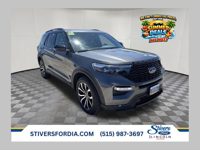 Gray (Magnetic) 2020 Ford Explorer ST AWD SUV / Crossover All-Wheel Drive Automatic