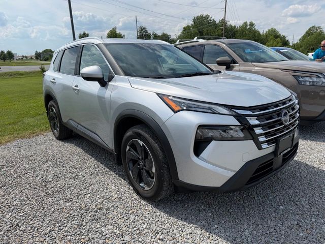 Brilliant Silver Metallic 2025 Nissan Rogue SV AWD SUV / Crossover All-Wheel Drive Continuously Variable Transmission