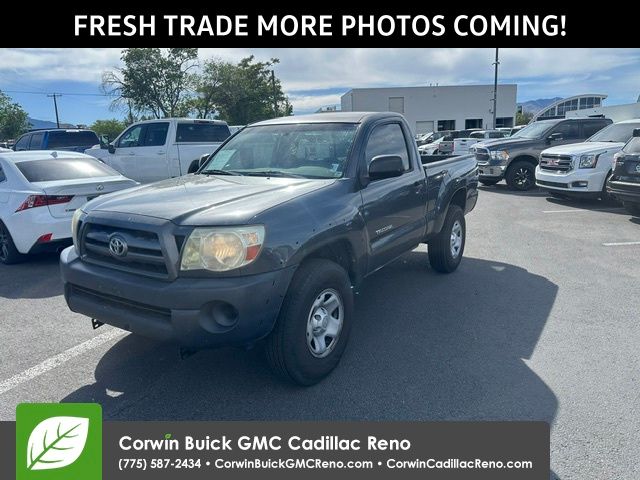 Gray 2010 Toyota Tacoma Regular Cab 4WD Pickup Truck Four-Wheel Drive 5-Speed Manual Overdrive