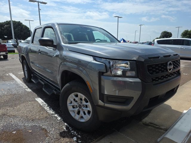 Gray (Gun Metallic) 2025 Nissan Frontier Pickup Truck Four-Wheel Drive 9-Speed Automatic Overdrive