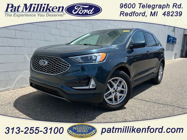 Stone Blue Metallic 2024 Ford Edge SUV / Crossover All-Wheel Drive 8-Speed Automatic