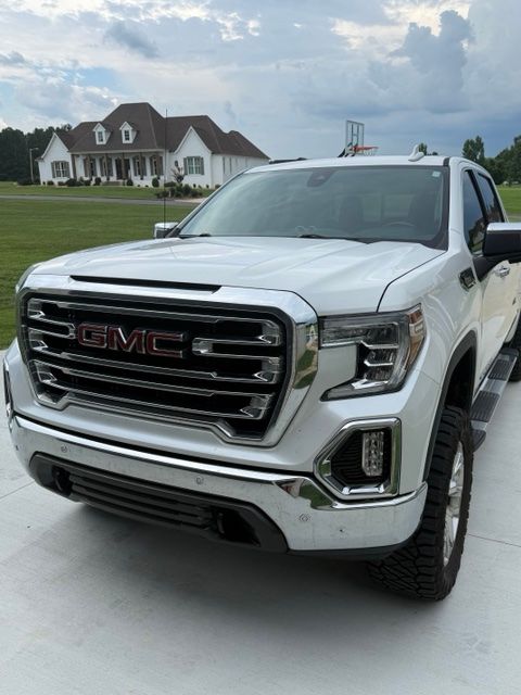 White Frost Tricoat 2020 GMC Sierra 1500 Pickup Truck Four-Wheel Drive Automatic