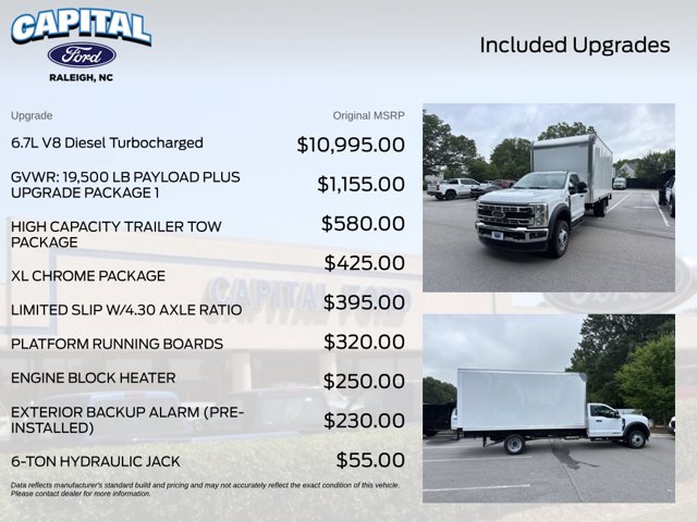 New 2026 White Ford 16FT BOX/RAMP image 3