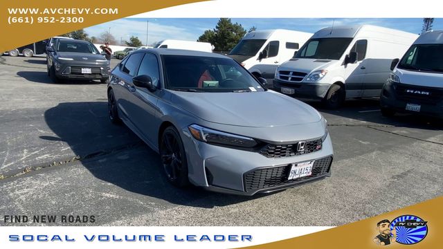 Urban Gray 2025 Honda Civic Si FWD Sedan Front-Wheel Drive 6-Speed Manual