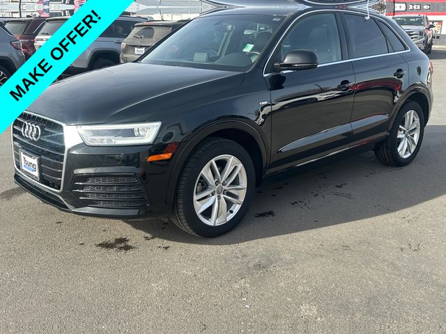 Brilliant Black 2018 Audi Q3 2.0T quattro Premium Plus SUV / Crossover All-Wheel Drive 6-Speed Automatic