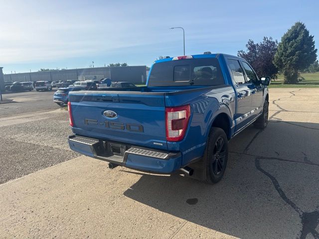 2021 Blue Ford F-150 Lariat 4X4 Truck