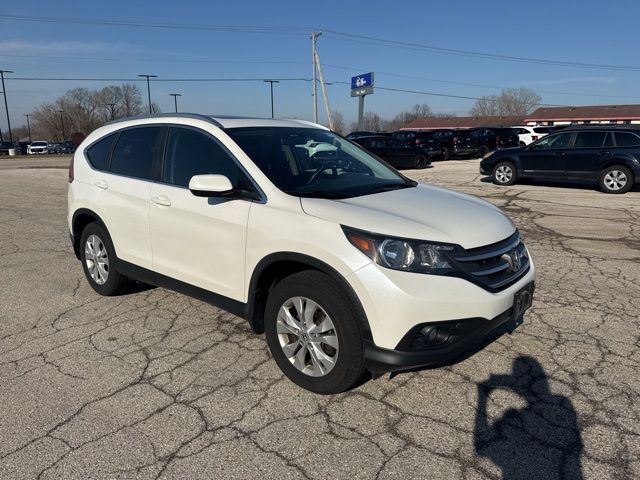 White Diamond Pearl 2014 Honda CR-V EX-L AWD SUV / Crossover All-Wheel Drive 5-Speed Automatic