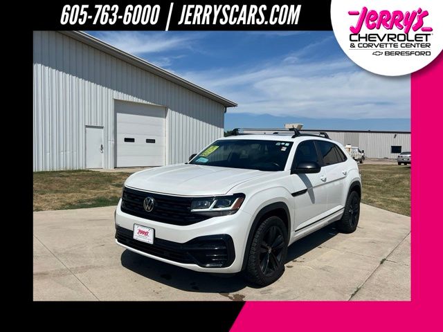 Opal White Pearl 2023 Volkswagen Atlas Cross Sport SUV / Crossover All-Wheel Drive 8-Speed Automatic