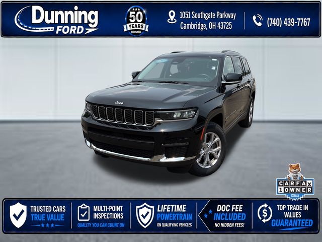 Diamond Black Crystal Pearlcoat 2021 Jeep Grand Cherokee L SUV / Crossover Four-Wheel Drive 8-Speed Automatic