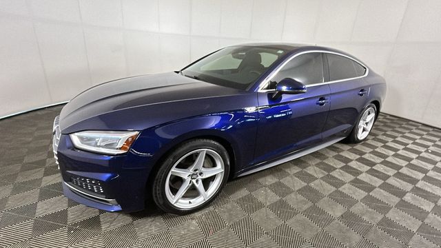 2019 Blue Audi A5 Sportback Premium AWD Hatchback