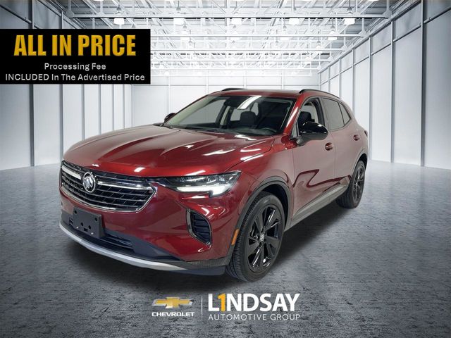 Cinnabar Metallic 2023 Buick Envision Essence AWD SUV / Crossover All-Wheel Drive 9-Speed Automatic