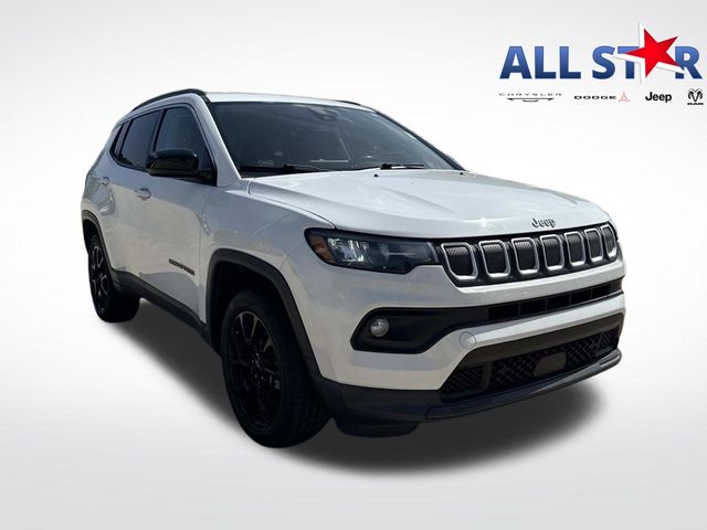 Bright White Clearcoat 2022 Jeep Compass SUV / Crossover Four-Wheel Drive 9-Speed Automatic