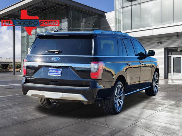 2021 Agate Black Metallic Ford Expedition Max Platinum 4X4 SUV