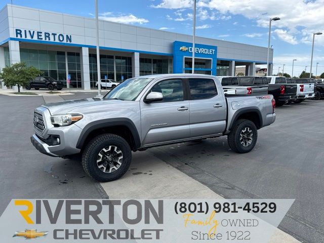 Silver Sky Metallic 2019 Toyota Tacoma Pickup Truck Four-Wheel Drive 6-Speed Automatic