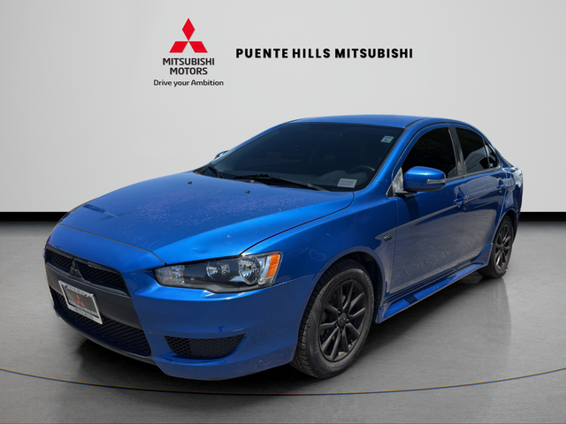 Octane Blue 2015 Mitsubishi Lancer ES FWD Sedan Front-Wheel Drive Continuously Variable Transmission