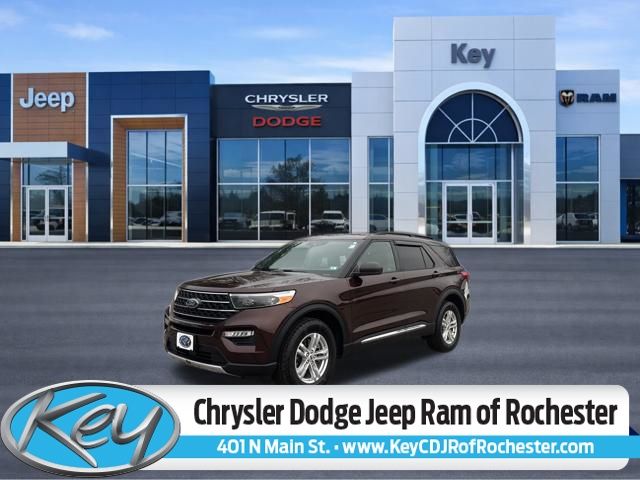 Red (Copper Metallic) 2020 Ford Explorer XLT AWD SUV / Crossover All-Wheel Drive Automatic
