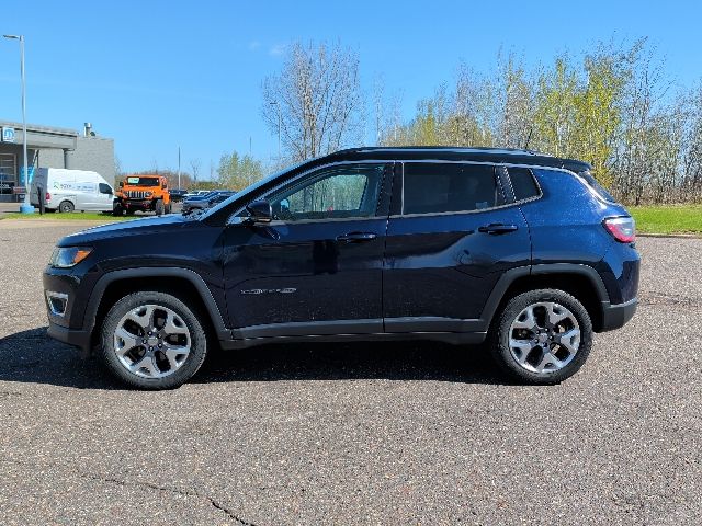 2020 Jazz Blue Pearlcoat Jeep Compass Limited 4X4 SUV