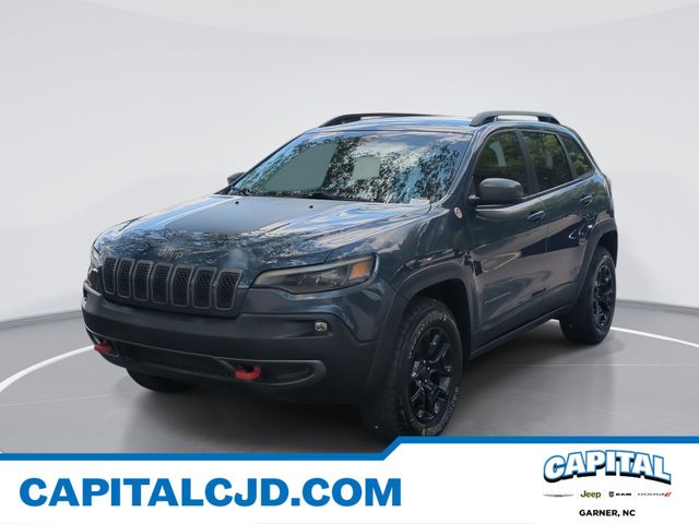 Blue Shade Pearlcoat 2019 Jeep Cherokee SUV / Crossover Four-Wheel Drive 9-Speed Automatic