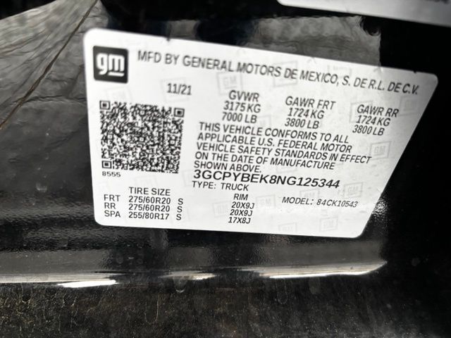 Used 2022 Black Chevrolet Custom image 14