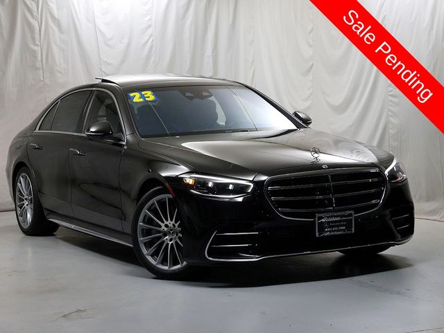 Black 2023 Mercedes-Benz S-Class Sedan All-Wheel Drive 9-Speed Automatic