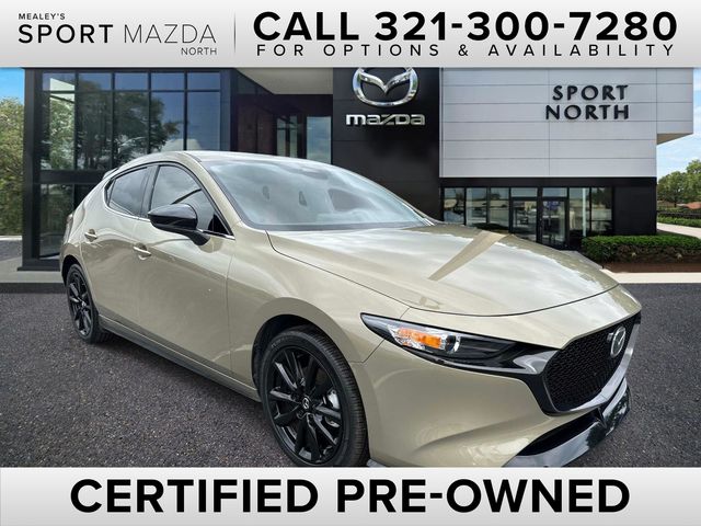 Zircon Sand Metallic 2025 Mazda MAZDA3 Hatchback All-Wheel Drive 6-Speed Automatic
