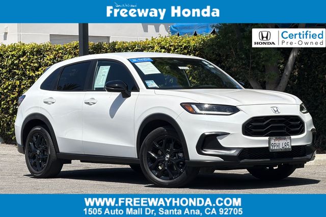 Platinum White Pearl 2025 Honda HR-V Sport FWD SUV / Crossover Front-Wheel Drive Continuously Variable Transmission