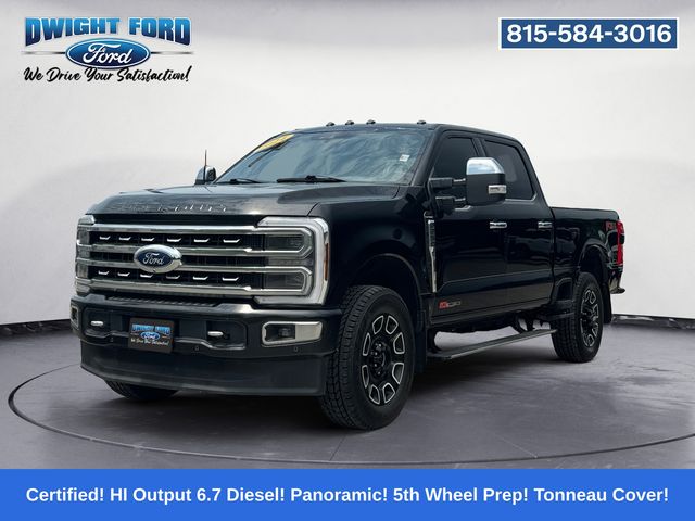Black 2024 Ford F-250 Super Duty Pickup Truck Four-Wheel Drive Automatic