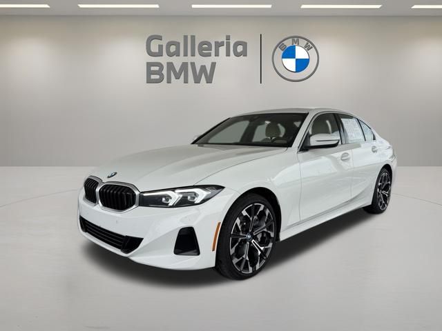 Alpine White 2025 BMW 3 Series Sedan Rear-Wheel Drive 8-Speed Automatic