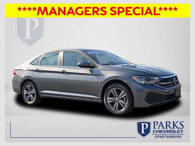 Pyrite Silver Metallic 2024 Volkswagen Jetta Sedan Front-Wheel Drive 8-Speed Automatic