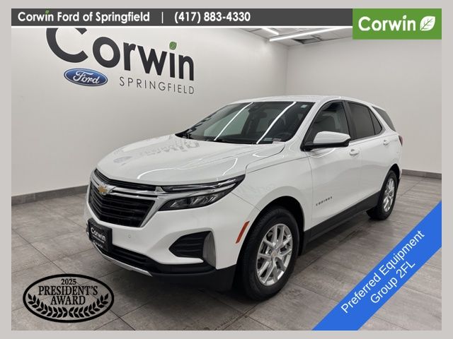 Summit White 2023 Chevrolet Equinox LT AWD with 1LT SUV / Crossover Four-Wheel Drive 6-Speed Automatic Overdrive