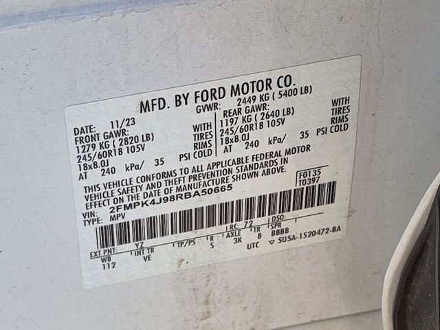 Used 2024 White Ford SEL image 38