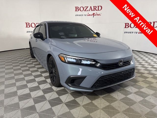 2024 Sonic Gray Pearl Honda Civic Sport FWD Sedan