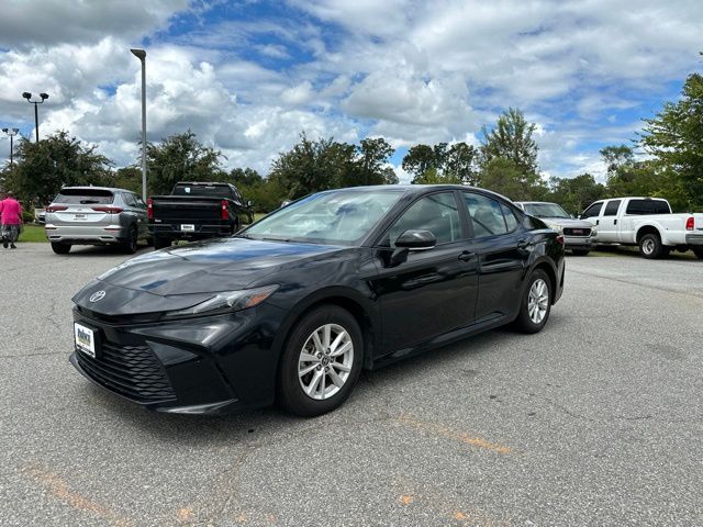 Midnight Black Metallic 2025 Toyota Camry Sedan Front-Wheel Drive Continuously Variable Transmission