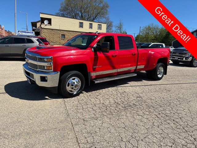 Red Hot 2019 Chevrolet Silverado 3500HD Pickup Truck Four-Wheel Drive 6-Speed Automatic