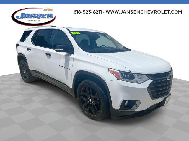 Summit White 2019 Chevrolet Traverse SUV / Crossover Front-Wheel Drive 9-Speed Automatic