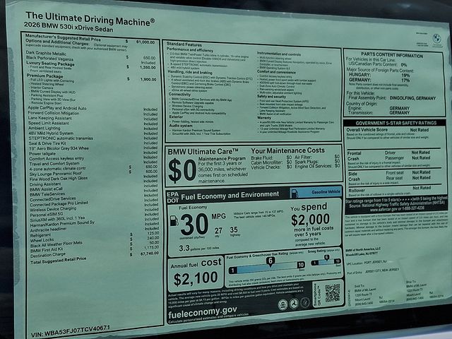 5 Series Sedan 530i xDrive