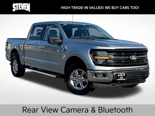 Iconic Silver Metallic 2025 Ford F-150 Pickup Truck Four-Wheel Drive Automatic