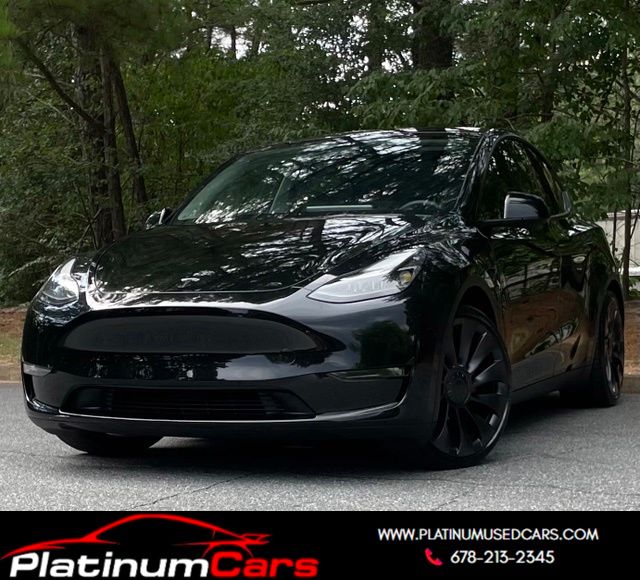 Black 2023 Tesla Model Y SUV / Crossover All-Wheel Drive 1-Speed Automatic