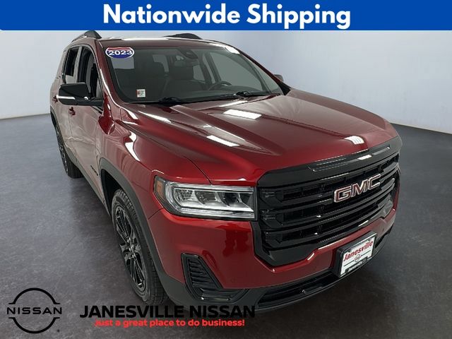 Volcanic Red Tintcoat 2023 GMC Acadia SLE AWD SUV / Crossover Four-Wheel Drive 9-Speed Automatic